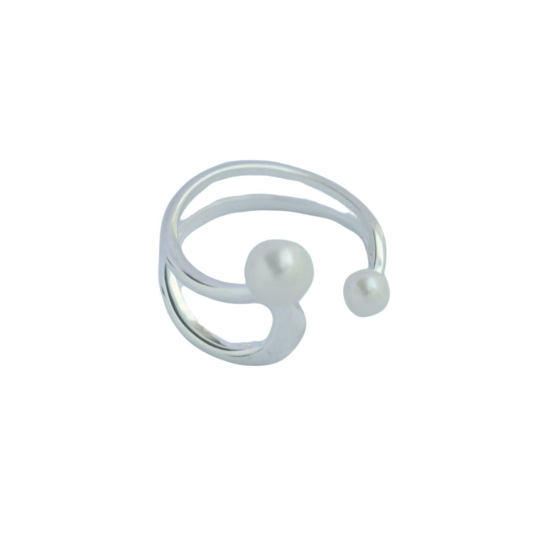 Wave Collection Pearl ring 浪花系列 珍珠戒指