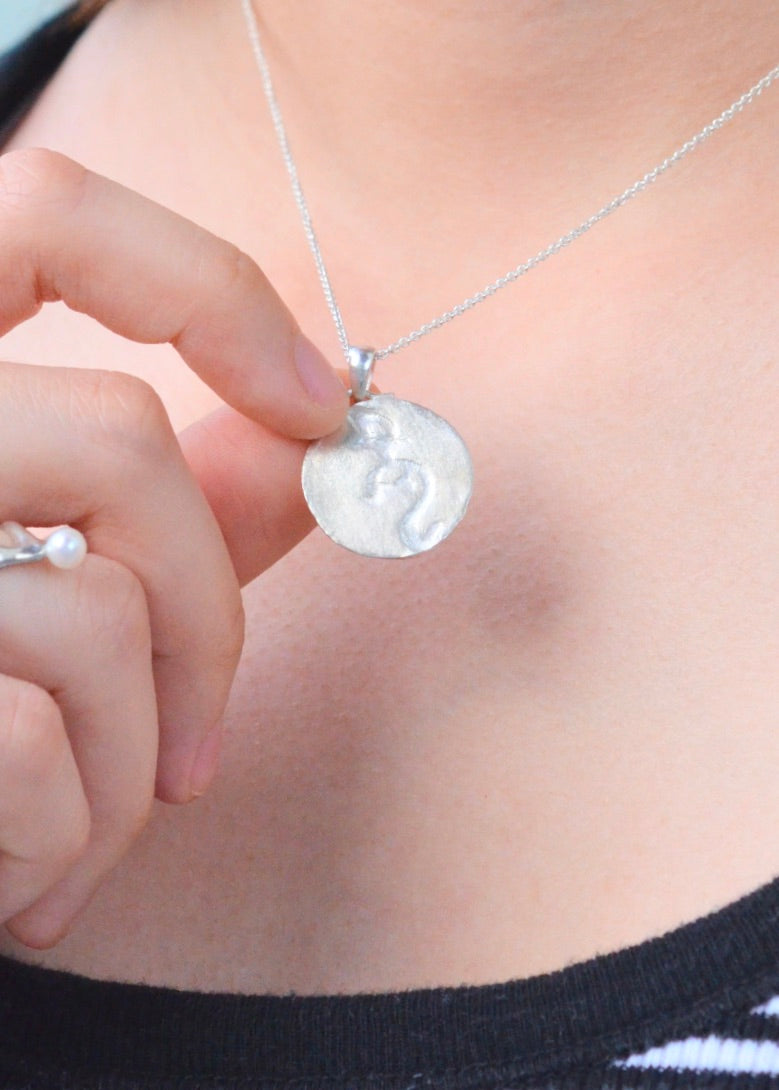 Artisan Design Dragon Pictogram Pendant ๐ฒ/ necklace S925 Dragon-Pictogram Pendant Copy of Guochao Handmade 925 Silver Jewelry