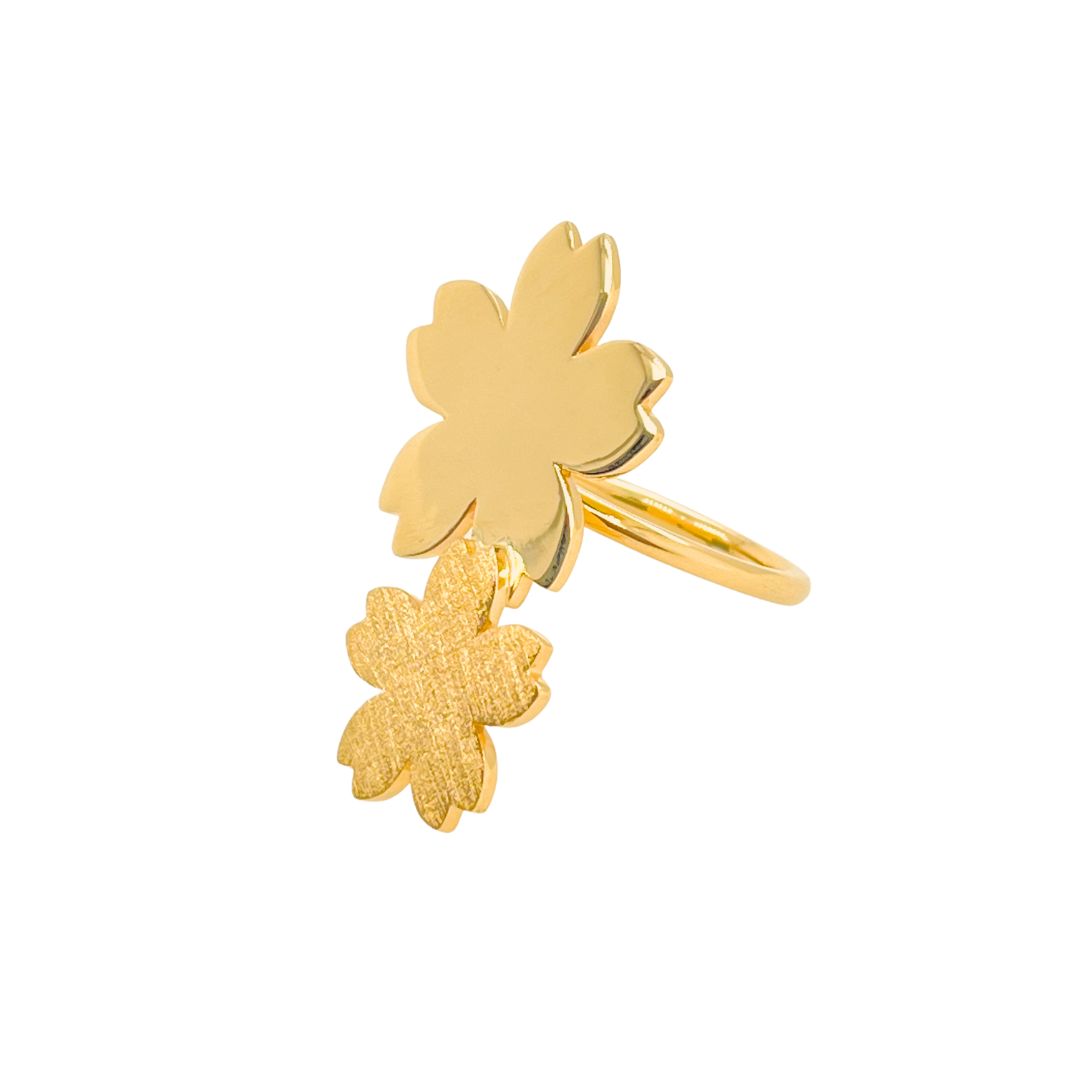 Sakura Pearl 18k Earrings Cherry Blossom Series Pearl Earrings