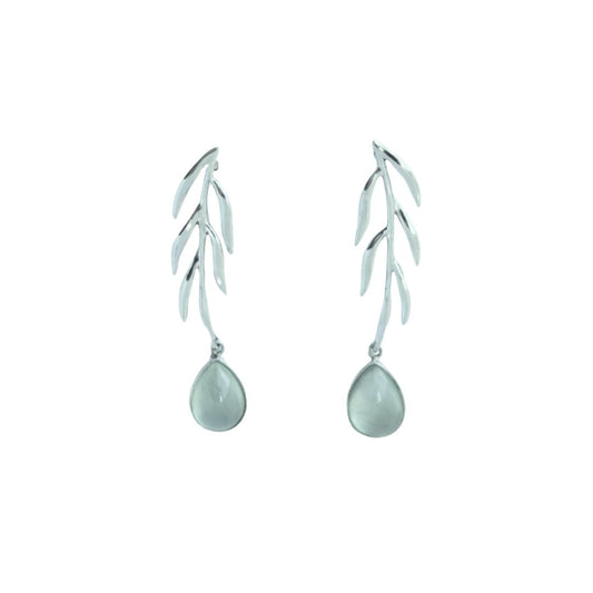 Prehnite Earrings Healing Prehnite Earrings